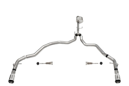 CORSA Xtreme / 3.0 in Cat-Back Dual Rear Exit | 2021-24 Ford F-150 5.0L V8 (122.8" WB) (21143)