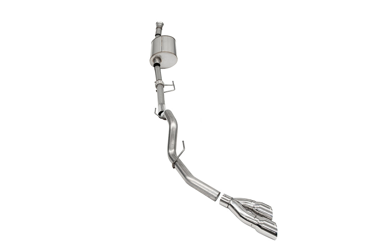 CORSA Sport / 3.0 in Cat-Back Single Side Exit | 2021-24 Ford F-150 3.5T EcoBoost (145.4" WB) (21166)