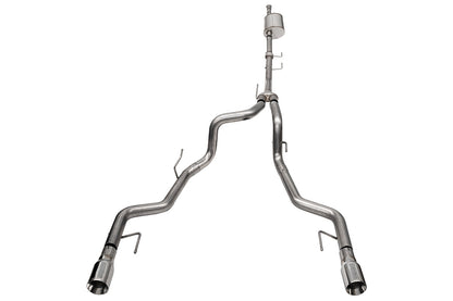 CORSA Sport / 3.0 in Cat-Back 4.0 in Single Tips | 2021-25 Ford F-150 Tremor 3.5T EcoBoost (145.4" WB) (21185)