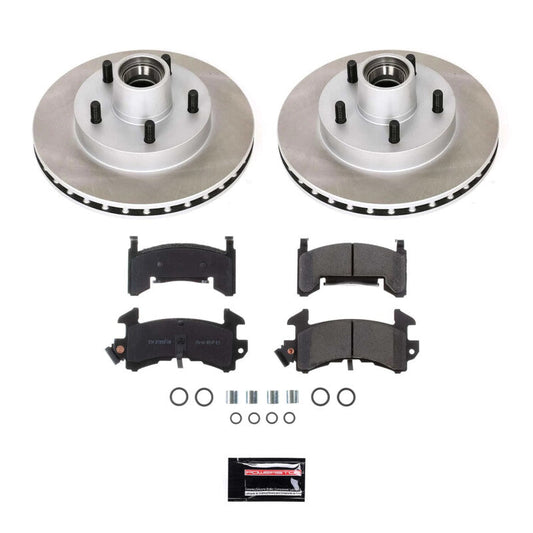 PowerStop 82-87 Pontiac Grand Prix Front Semi-Coated Rotor Kit (SC1482)