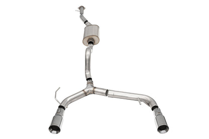 CORSA Sport / 2.75 in Cat-Back DRE 4.0 in Single Tips | 2021-25 Ford Bronco 2.3L Turbo (4-Door) (21206)