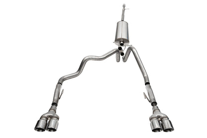 CORSA Sport / 3.0 in Cat-Back DRE Twin 4.0 in | 2022-2023 Silverado ZR2, Sierra AT4X 6.2L 147.5WB (21238)
