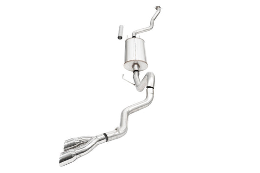 CORSA Sport / 3.0 in. Cat-Back 4.0 in Twin Tips | 2024+ Toyota Tacoma 2.4L Turbo