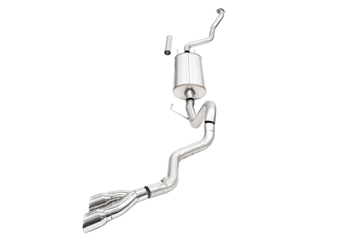 CORSA Sport / 3.0 in. Cat-Back High Clearance Turndown | 2024+ Toyota Tacoma 2.4L Turbo