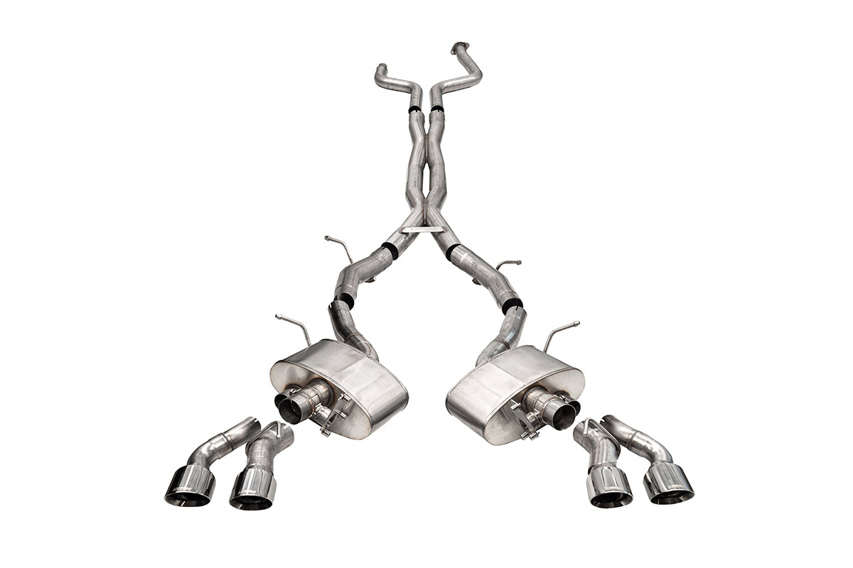 CORSA Xtreme Valved / 3.0in Cat-Back 4.5 in. Twin Tips | 2020+ Cadillac CT5-V (21326)