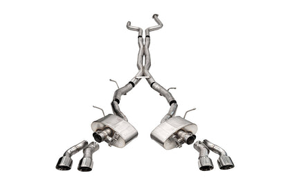 CORSA Xtreme Valved / 3.0in Cat-Back 4.5 in. Twin Tips | 2020+ Cadillac CT5-V (21326)