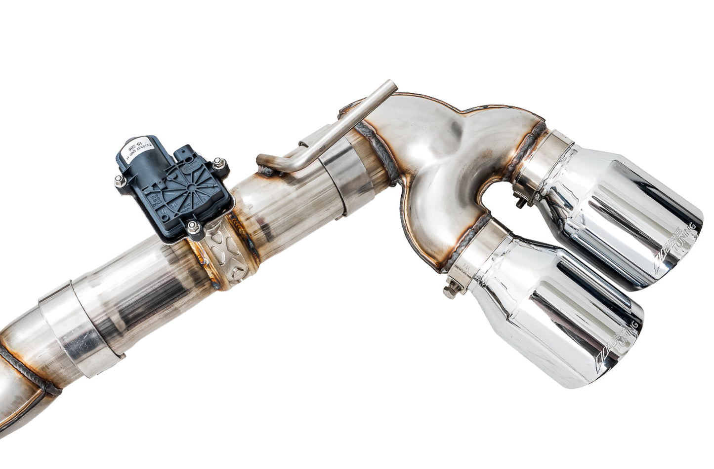 AWE Tuning AWE SwitchPath Exhaust for MK7 Golf R - Chrome Silver Tips, 102mm - 3025-42064