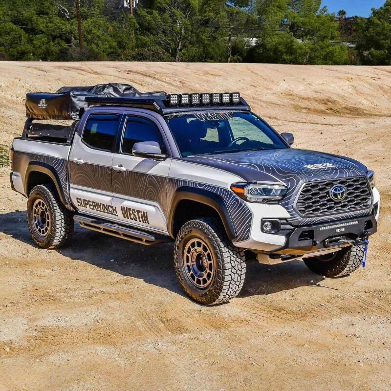 Westin 15-00045 U-Bolt Mesa Roof Rack for 16-23 Toyota Tacoma Crew Cab