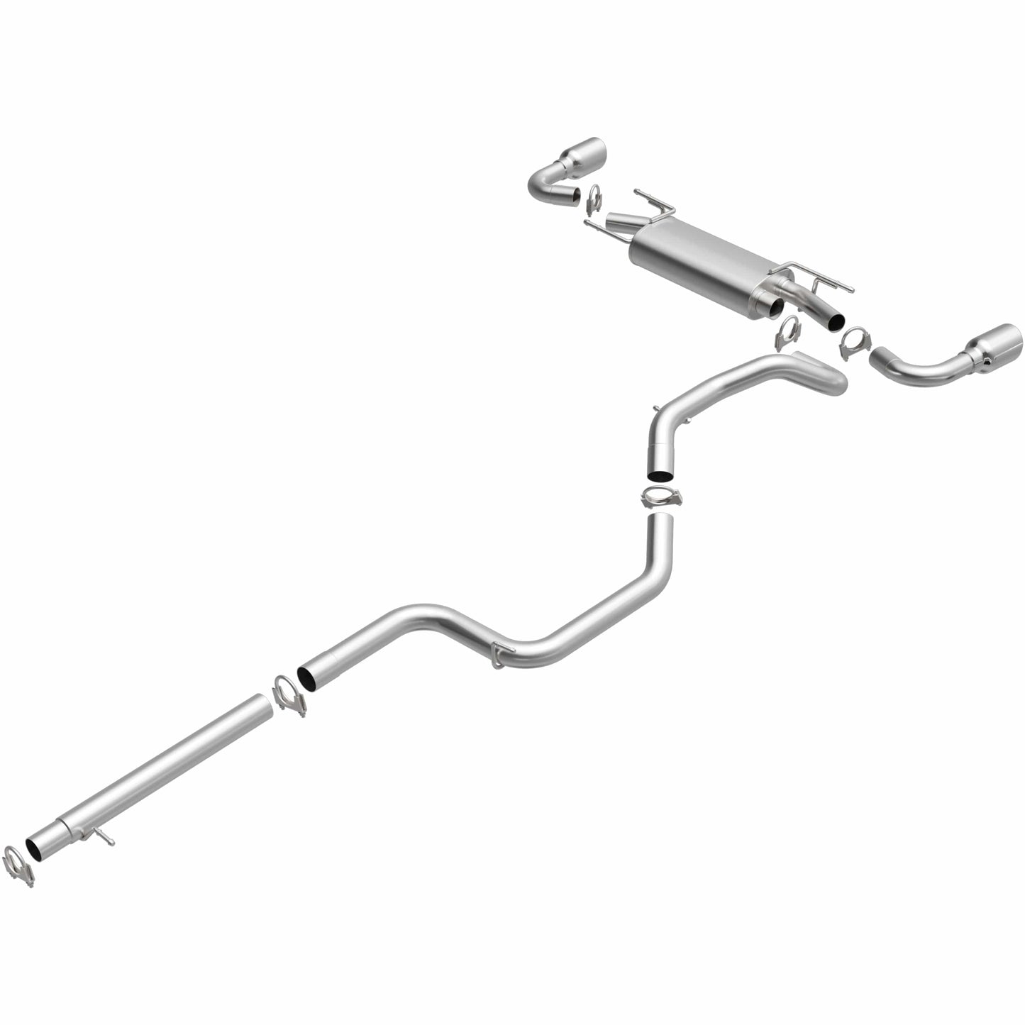 BRExhaust 2010-2013 Mazda 3 2.5L Direct-Fit Replacement Exhaust System