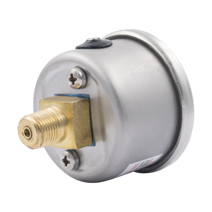 AutoMeter AutoGage 1.5in Liquid Filled Mechanical 0-2000 PSI Fuel Pressure Gauge - White (2183)