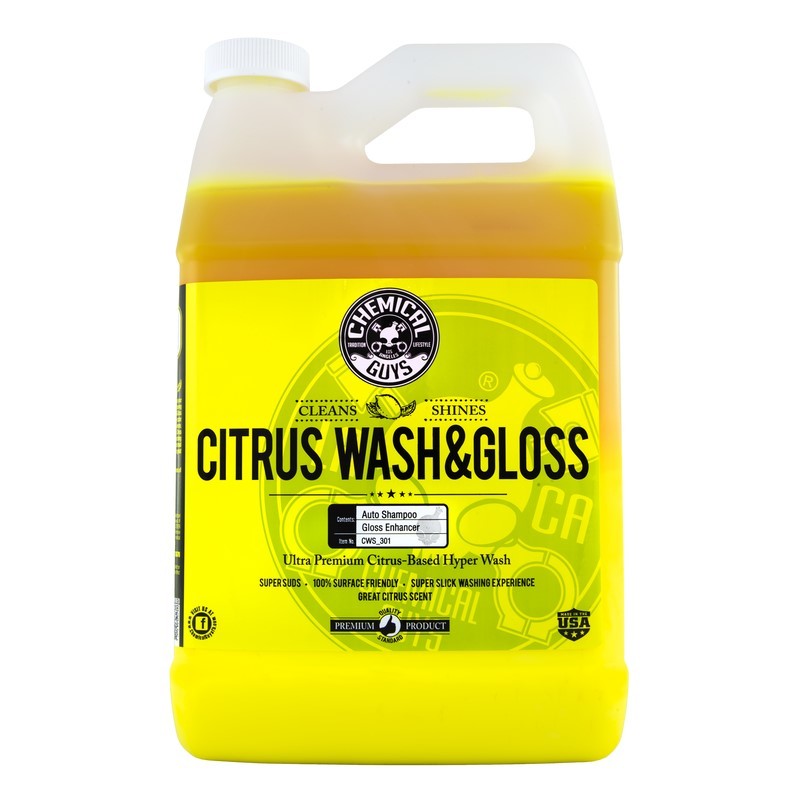 Chemical Guys Concentrated Citrus Wash & Gloss (CWS_301/_04/_16)