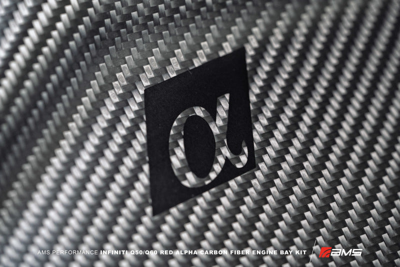 AMS Alpha Matte Carbon Front Duct | Infiniti Q60 / Q50 (17+ / 16+) (ALP.28.06.0002-1)