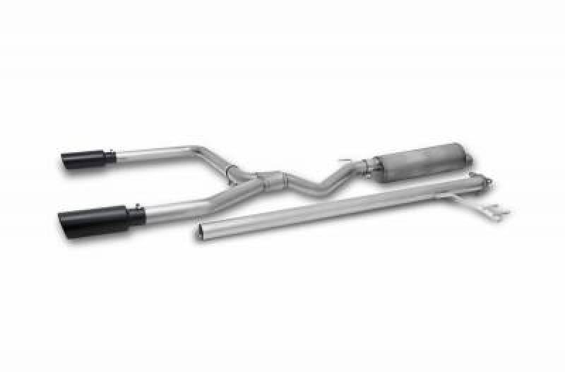 Gibson Black Elite Dual Split Cat-Back Exhaust | Honda Ridgeline (17-20) (614002B)