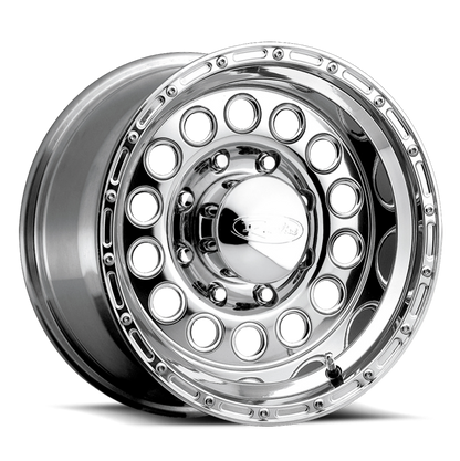 (set of 4) Raceline 887 Rock Crusher Polished | 15x10" -47mm | 6x139.7mm Wheel