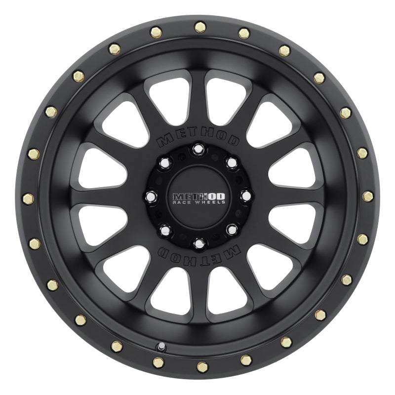 (set of 4) Method MR605 NV Matte Black | 20x9" -12mm | 8x6.5in Wheel