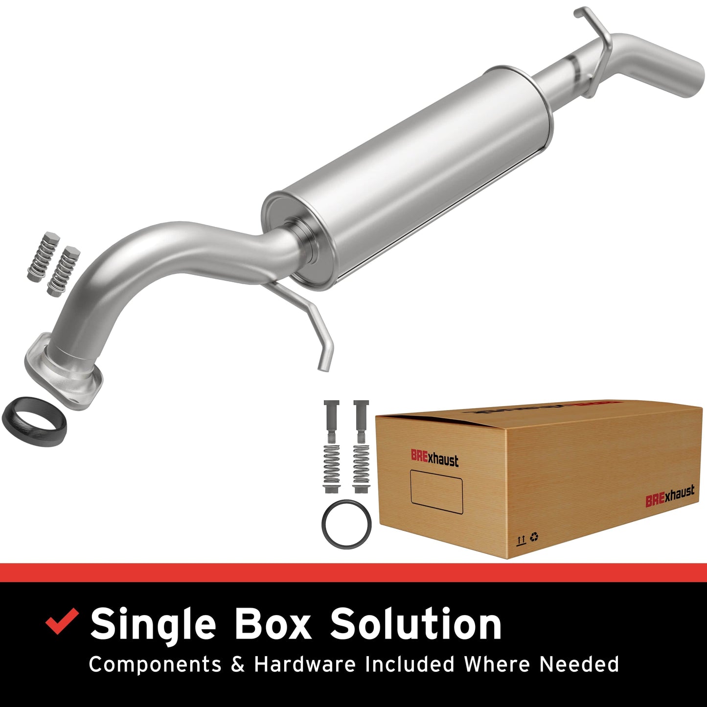 BRExhaust Direct-Fit Muffler Kit 108-0135