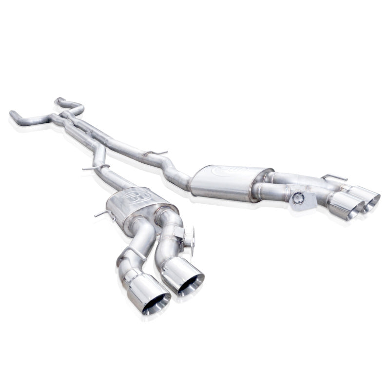 Stainless Works Catback System Resonated X-Pipe Dual-Mode Mufflers | Cadillac CTS-V Sedan (16-18) (CTSV16CB)