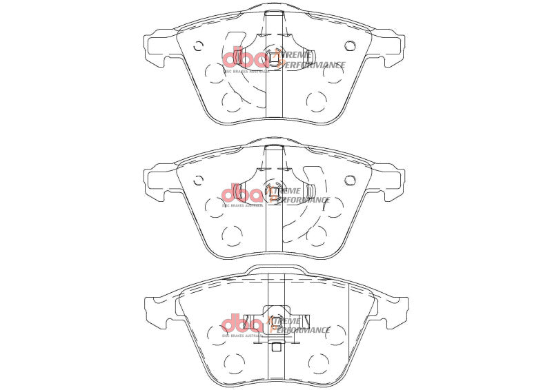 DBA XP Performance Front Brake Pads | Mazda Mazdaspeed3 2.3T (06-13) (DB2176XP)