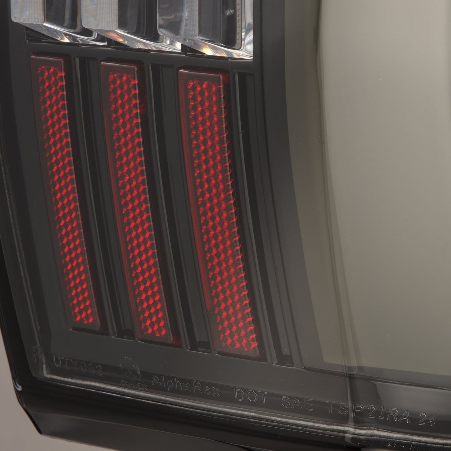 AlphaRex 22-25 Toyota Tundra NOVA-Series Prismatic LED Tail Lights Black