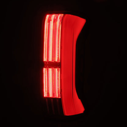 AlphaRex 22-25 Toyota Tundra NOVA-Series Prismatic LED Tail Lights Black Red