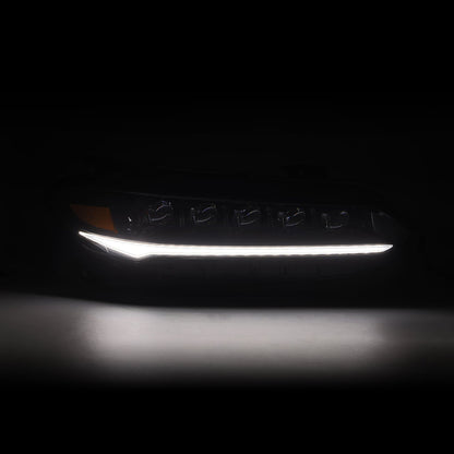 AlphaRex 22-25 Honda Civic NOVA-Series LED Projector Headlights Black