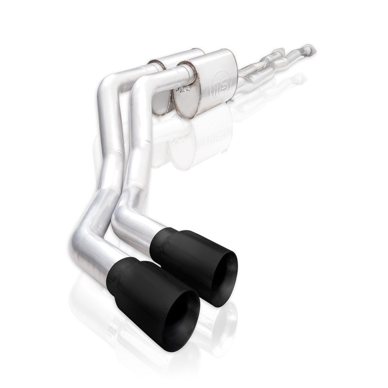 Stainless Works Legend Series Cat-Back Exhaust | Toyota Tundra (14+) 5.7L w/ Black Tips (TOYT14CBL-B)