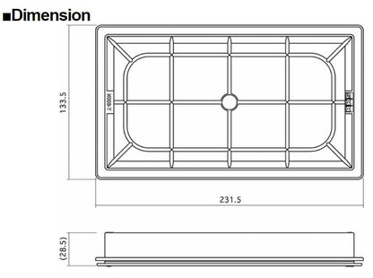 HKS Super Air Filter (70017-AN103) - Infiniti Q50 VQ35HR 14-18