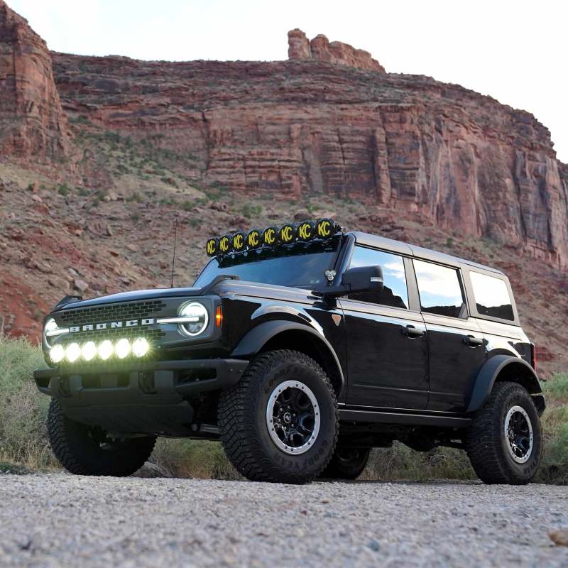 KC HiLiTES 91341 Gravity LED Pro6 39" Light Bar Kit for 2021+ Ford Bronco Front