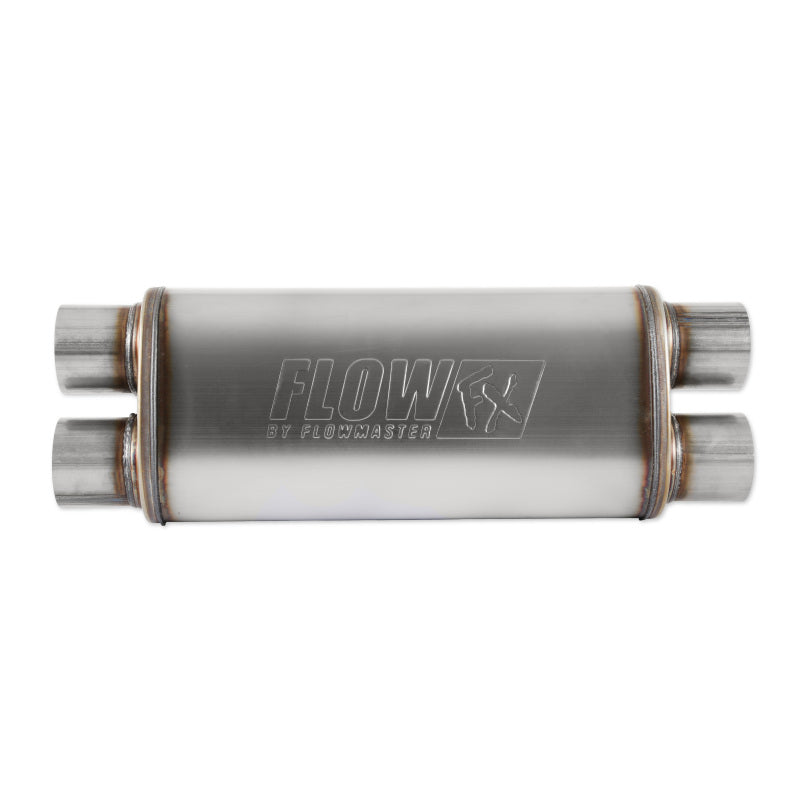Flowmaster SS FlowFX Muffler 3 IN Dual IN/OUT w/ X-Pipe For 1999-2007 GM & Toyota (72469)