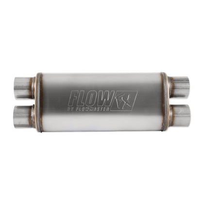 Flowmaster SS FlowFX Muffler 3 IN Dual IN/OUT w/ X-Pipe For 1999-2007 GM & Toyota (72469)