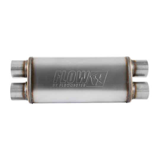 Flowmaster SS FlowFX Muffler 3 IN Dual IN/OUT w/ X-Pipe For 1999-2007 GM & Toyota (72469)