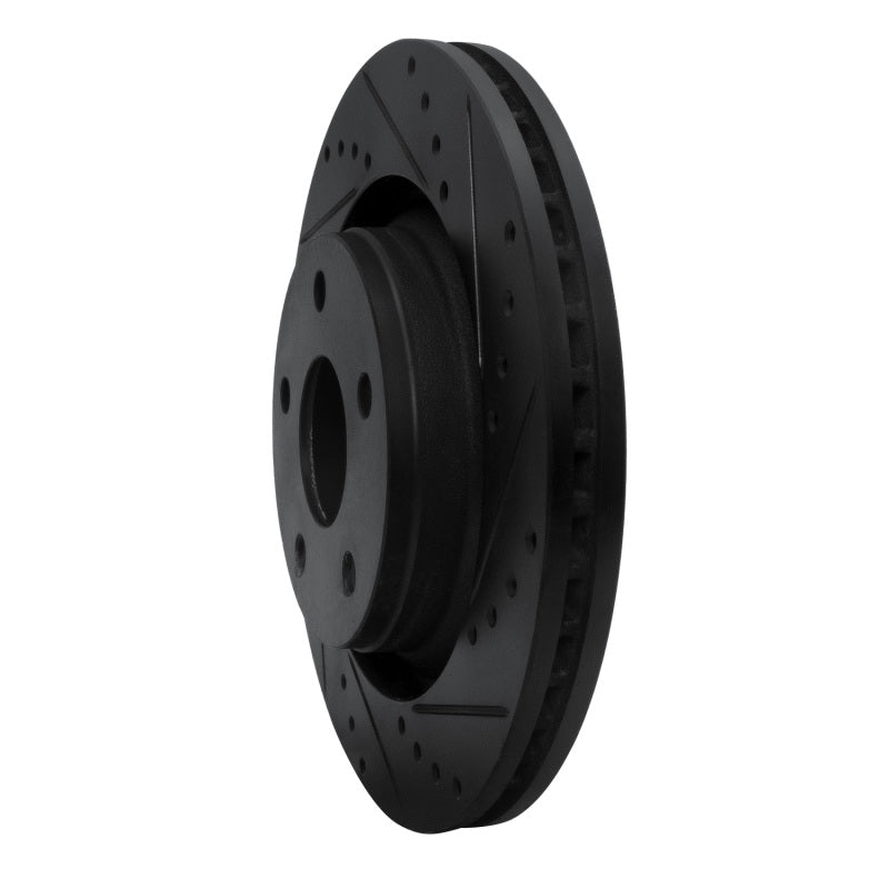 DFC D&S Black Brake Rotor (FRONT RIGHT): Jeep Wrangler (12-18)