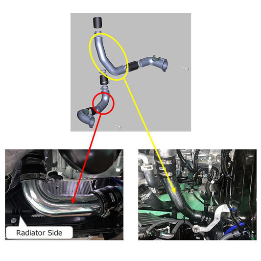HKS Intercooler Piping Kit - Honda Civic Type R FL5 2023+