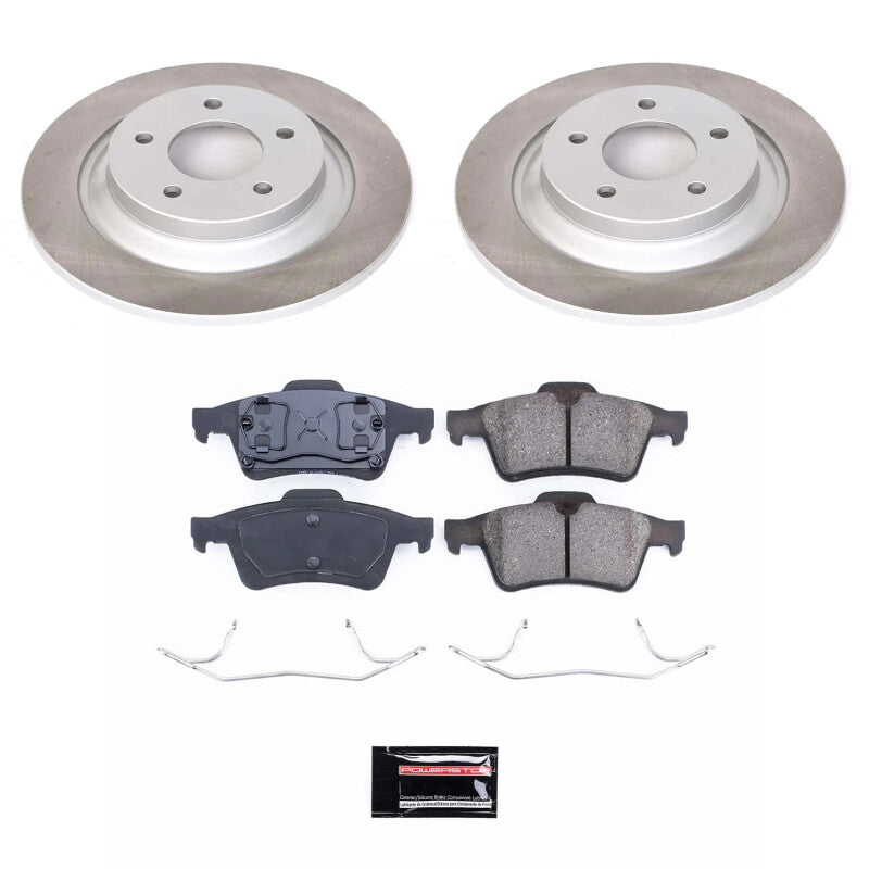 PowerStop 06-07 Mazda 5 Rear Semi-Coated Rotor Kit (SC5310)