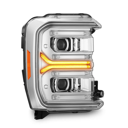 AlphaRex 2023 Ford F250-F450SD Luxx Series LED Proj Hdlights/ Chrome Activation Lt/ Seq Signal/DRL