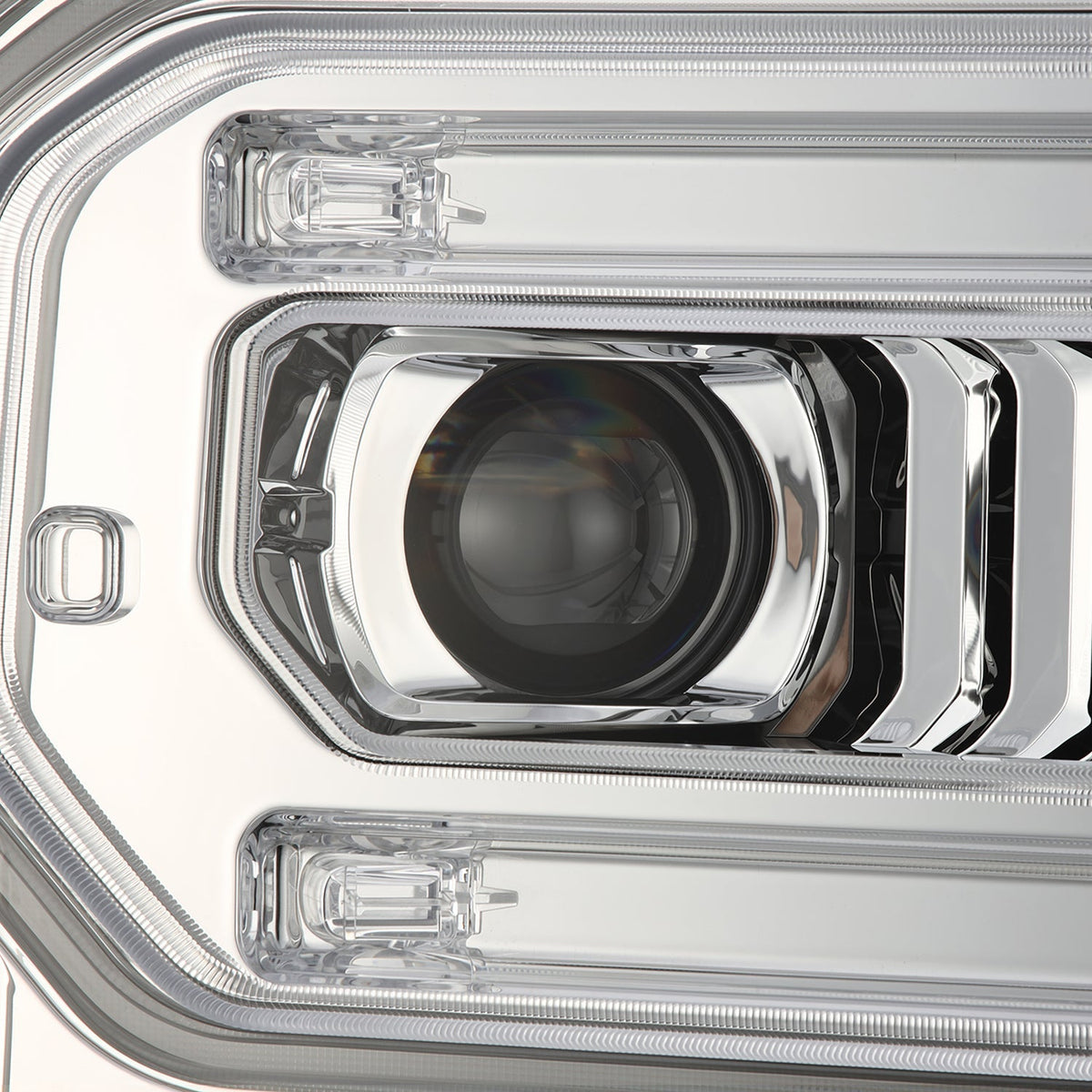 AlphaRex 2023 Ford F250-F450SD Luxx Series LED Proj Hdlights/ Chrome Activation Lt/ Seq Signal/DRL