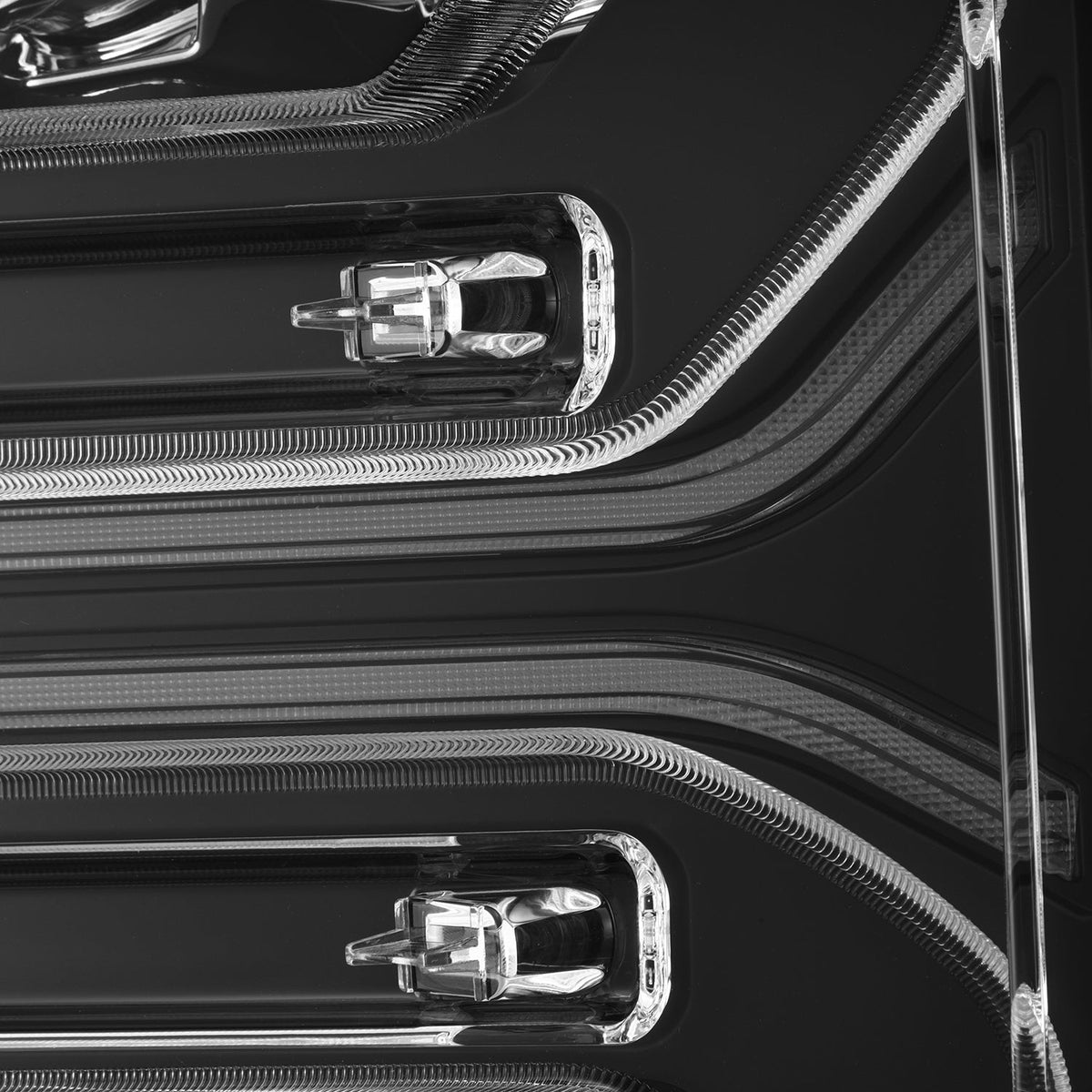 AlphaRex 23-26 Ford F-250 SD NOVA LED Proj Headlights Blk w/Activ Light/Seq Signal/Switchback