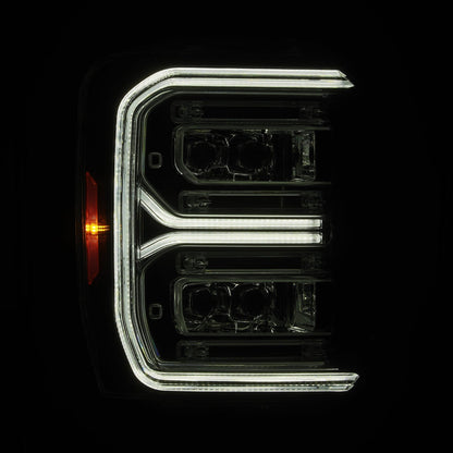 AlphaRex 2023 Ford F250-F450SD Luxx Series LED Proj Hdlights/ Chrome Activation Lt/ Seq Signal/DRL