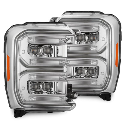 AlphaRex 2023 Ford F250-F450SD Luxx Series LED Proj Hdlights/ Chrome Activation Lt/ Seq Signal/DRL