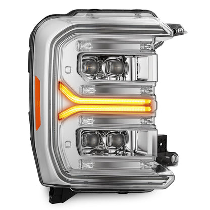 AlphaRex 2023 Ford F250-F450SD Luxx Series LED Proj Hdlights/ Chrome Activation Lt/ Seq Signal/DRL
