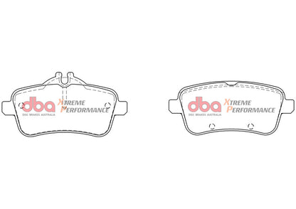 DBA XP Performance Rear Brake Pads | Mercedes-Benz CLA45 AMG (14-19) (DB8880XP)