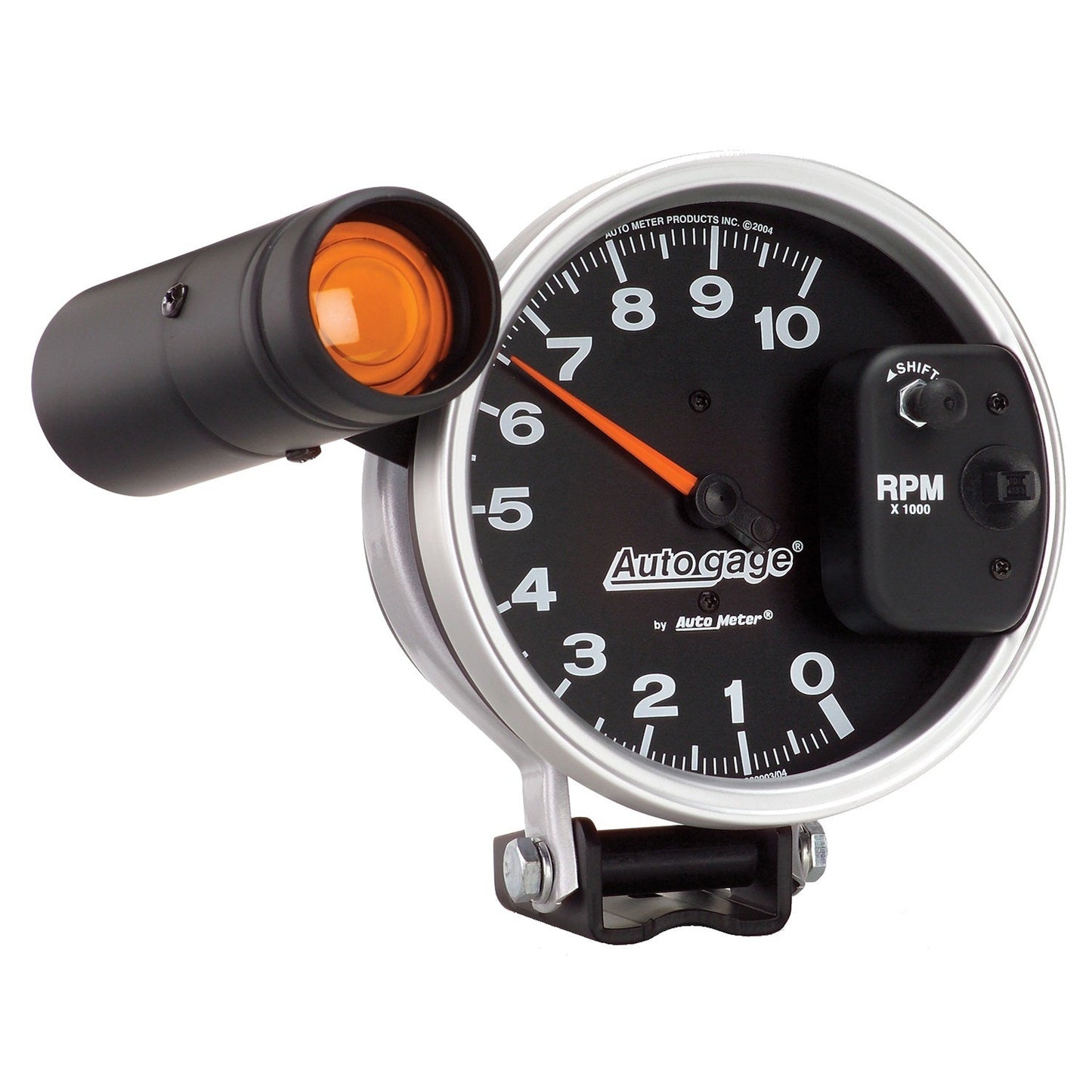 AutoMeter 5 inch 10,000 RPM Monster Shift Lite Pedestal Tachometer (233904)