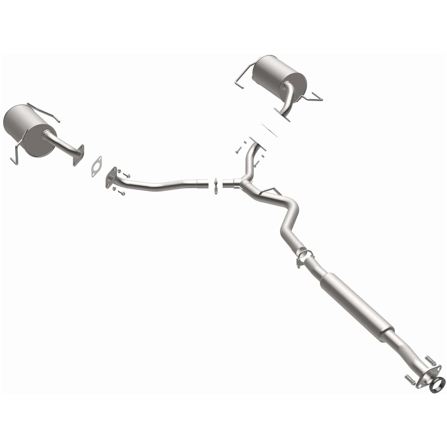 BRExhaust 2005-2009 Subaru Outback 2.5L Direct-Fit Replacement Exhaust System