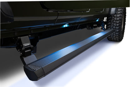 RealTruck 20-24 Jeep Gladiator CC 4dr VoltStep Electric Running Board Kit (Cut/Drill Req.) - Tex Blk