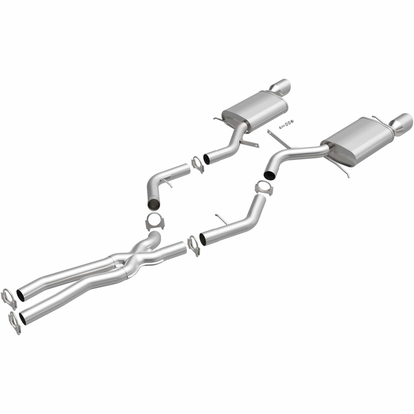 BRExhaust 2007-2010 BMW Direct-Fit Replacement Exhaust System