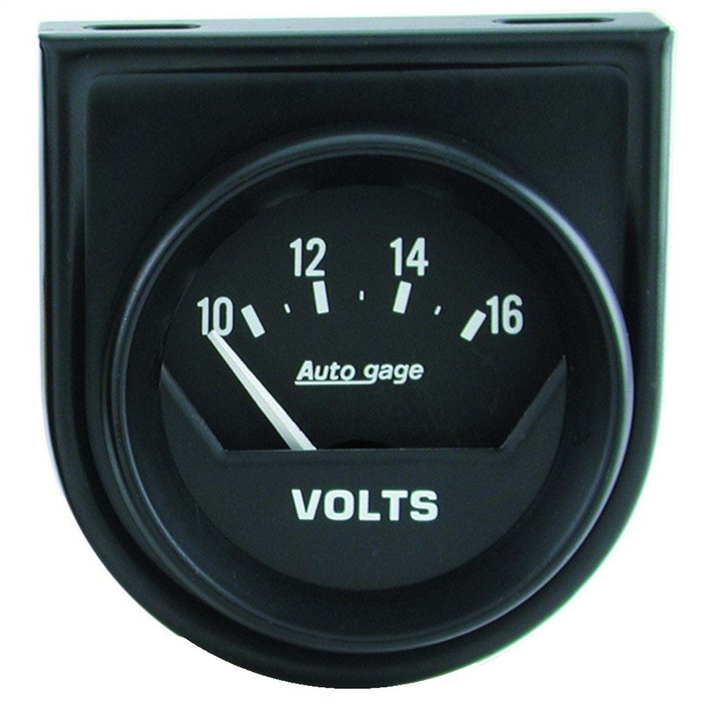 AutoMeter AutoGage 2in Voltmeter 10-16V Auto Gauge - Black (2362)