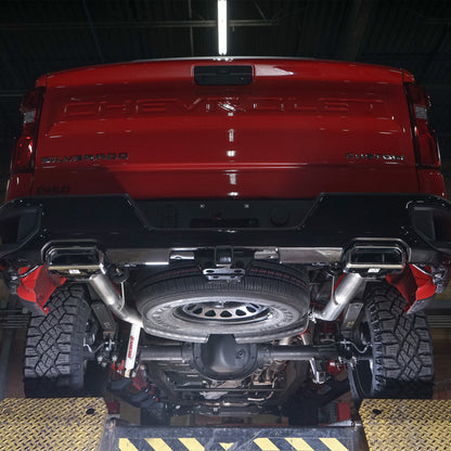 Stainless Works 3in Redline Catback Y-Pipe | Chevrolet Silverado 5.3L (19+) Use Factory Tips (CT19CBUBYR)