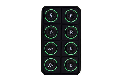 AEM EV EV programmable button pad for use with VCU200 or VCU300 - 30-8400