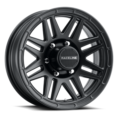 (set of 4) Raceline 944 Outlander Satin Black | 16x6" +0mm | 6x139.7mm Wheel