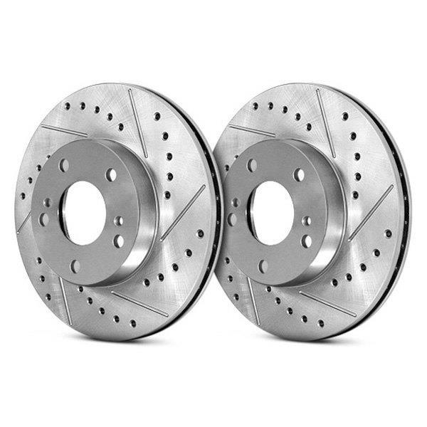 StopTech Select Sport 11-16 Toyota Avalon/ 11-17 Camry SportStop Slotted & Drilled Right Front Rotor
